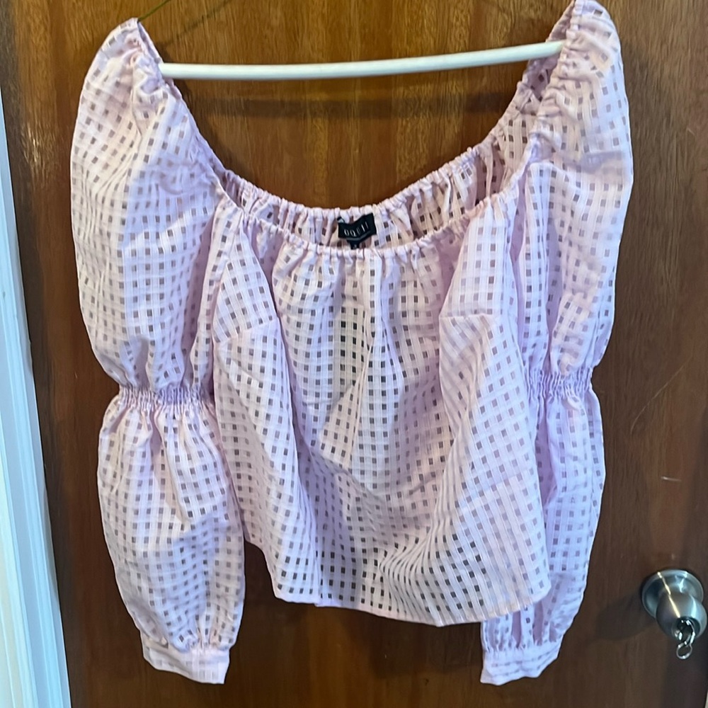 Light pink blouse
